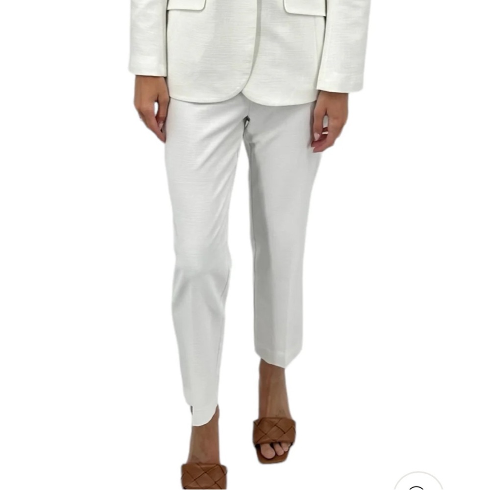 IRIS SETLAKWE Slim Straight Pant in Ivory Size 8